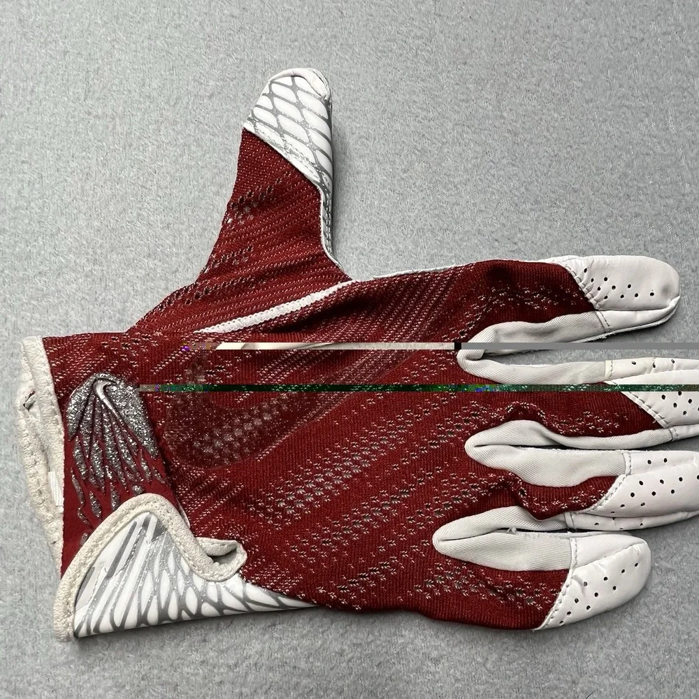 Nike Alabama Crimson Tide Team Issued SB4 Football Gloves Size XLL Game Used BCS